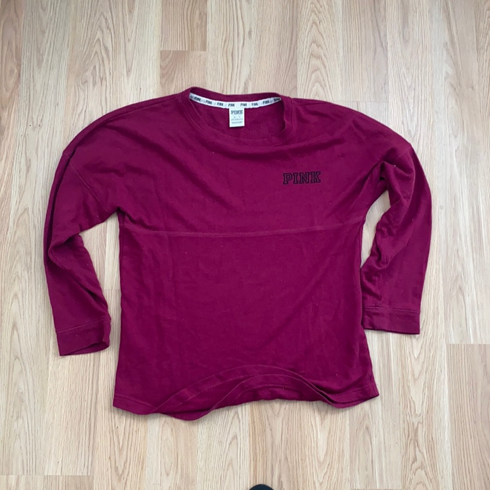 pink thin sweater